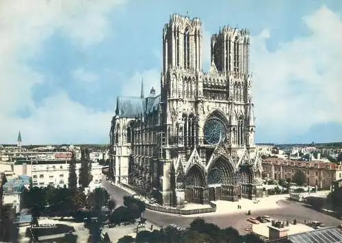 Postcard France Marne > Reims cathedrale
