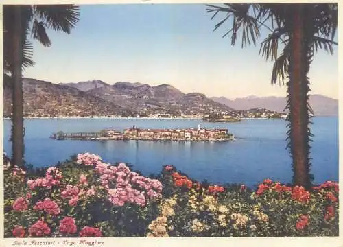 Postcard Italy Isola Pescatori lago Maggiore