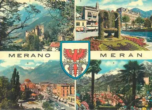 Postcard Italy Merano