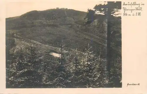Postcard Germany Dar Infalberg rural landscape