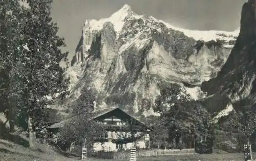Postcard Switzerland Wetterhorn bei Grindelwald