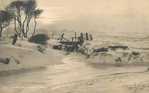Postcard United Kingdom England Judges a winter's eve