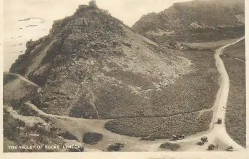 Postcard United Kingdom > England Lynton the valley of rocks