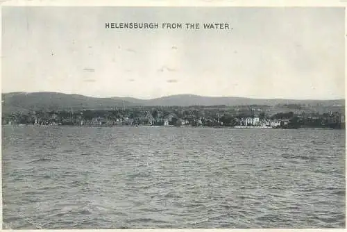 Postcard Uk England Helensburgh from the water
