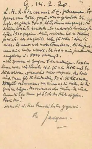 Postcard Switzerland private corespondence letter