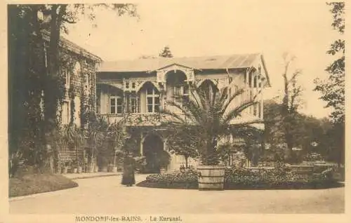 Postcard Luxembourg Mondorf les Bains le kursaal