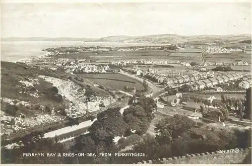 Postcard Uk Wales Rhos on sea