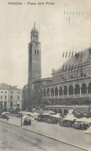 Postcard Italy Padova piazza della Frutta