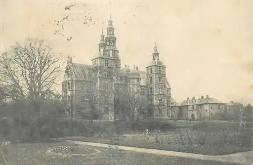 Postcard Denmark Kopenhagen Rosenborg castle