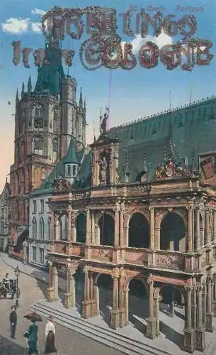 Postcard Germany Koln rathaus