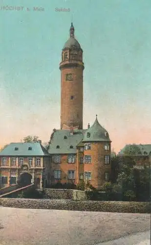 Postcard Germany Hochst a Main schloss