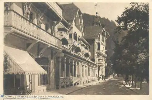Postcard Germany Schwarzwald Kurhaus St. Blasien