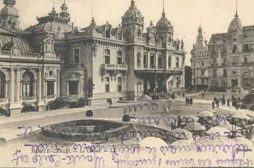 Postcard Monaco > Monte-Carlo le casino