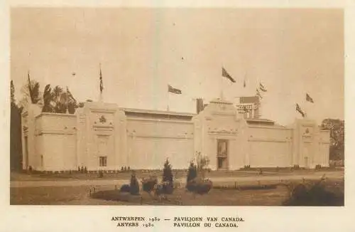 Belgium Antwerpen 1930 Pavillon du Canada