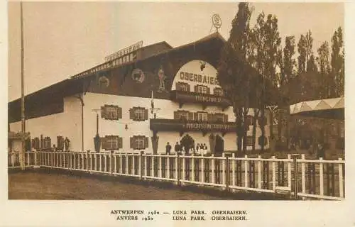 Belgium Antwerpen 1930 Luna Park Oberbaiern