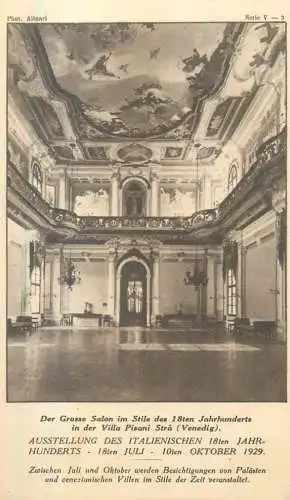 Italy Venezia province Stra Villa Pisani Der Grosse Salon im Stile des XVIII century