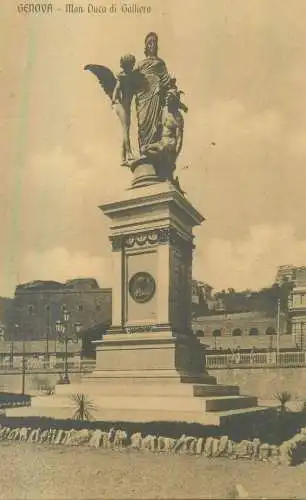 Italy Genova Monumento Duca di Galliera