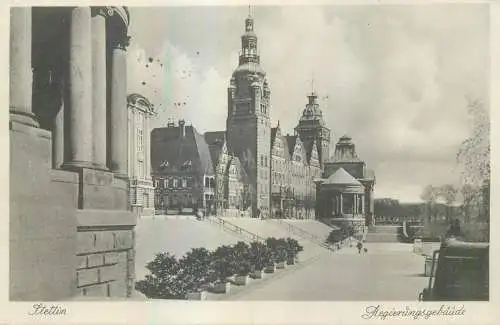 Poland Szczecin Stettin Regierungsgebaude