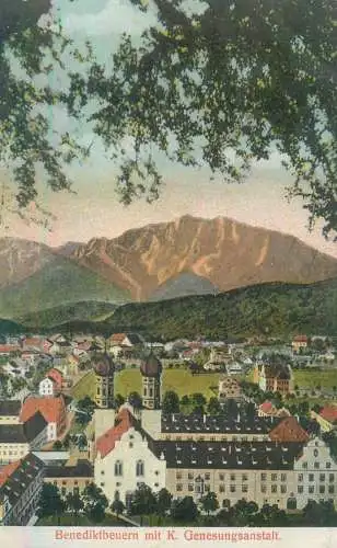 Germany Benediktbeuern mit Kloster Genesungsanstalt