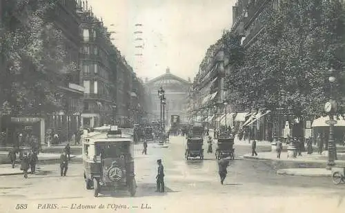 France Paris Avenue de l'Opera tramway