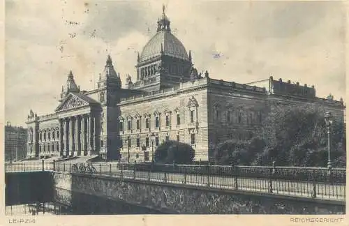 Postcard Germany Leipzig