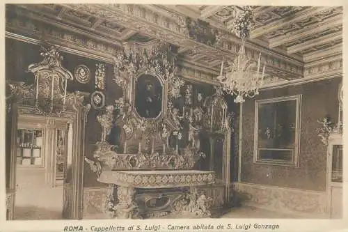 Postcard Italy Rome cappelletta di S Luigi