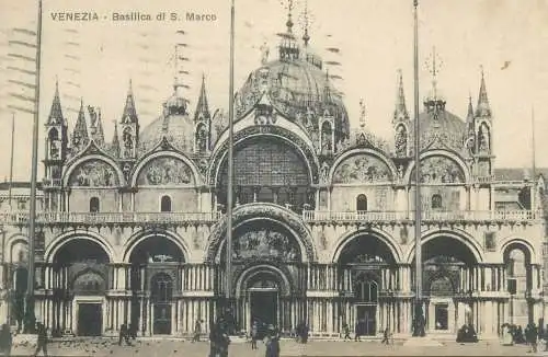 Postcard Italy > Veneto > Venezia (Venice) basilica di S Marco