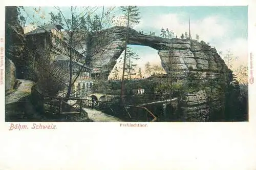Postcard Switzerland Bohm prebischthor