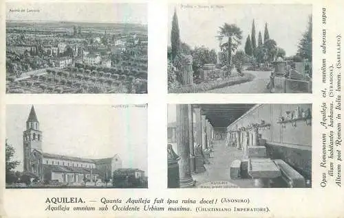 Italy Udine province Aquileia multi view