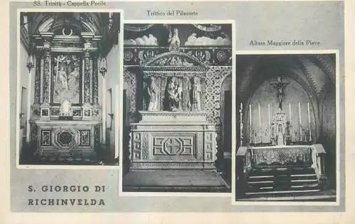 Italy Pordenone province Chiesa S Giorgio di Richinvelda multi view