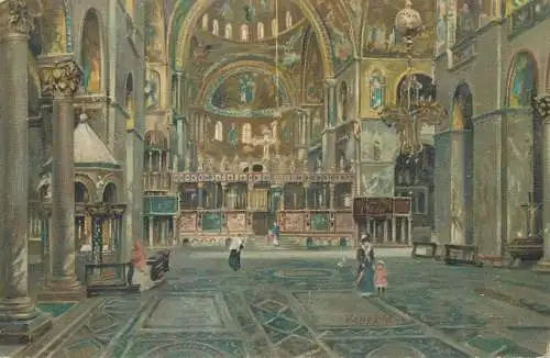 Italy Venezia Interno di S Marco