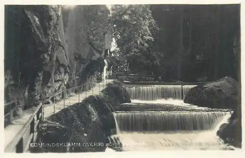 Postcard Switzerland  Edmundsklamm Wehr Bohm
