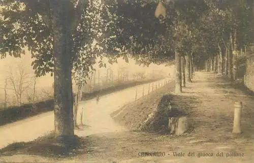 Italy Macerata province Camerino Viale del giuoco del pallone