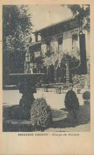 Italy Piacenza province Grazzano Visconti Albergo del Biscione