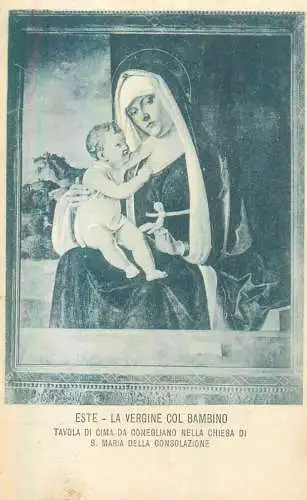 Italy Padova province Este Chiesa di S Maria della Consolazione La Vergine col Bambino Tavola di Cima da Conegliano