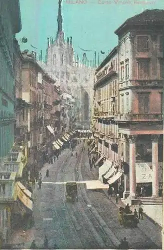 Italy Milano Corso Vittorio Emanuele