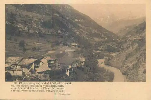 mountain village picturesque natural landscape place to identify
