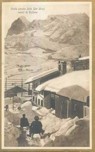 Italy Belluno province Dalla strada delle Tre Croci verso le Tofane