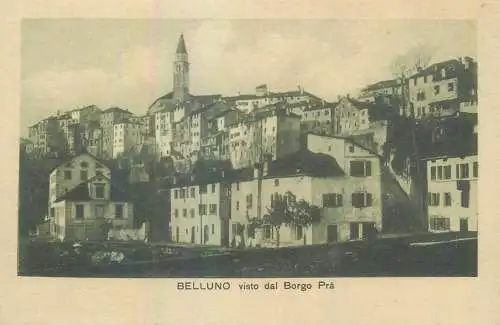 Italy Belluno visto dal Borgo Pra
