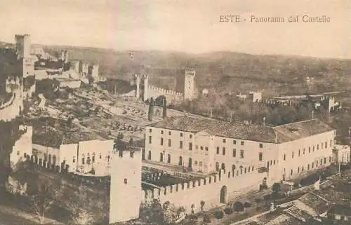 Italy Padova province  Este Panorama dal Castello