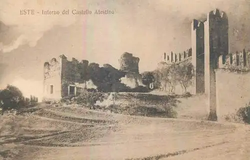 Italy Padova province  Este Interno del Castello Atestino