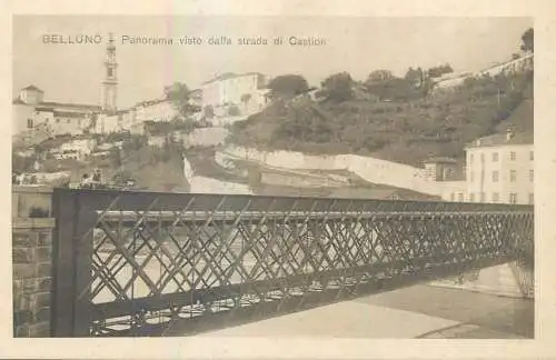 Italy Belluno Panorama visto dalla strada di Castion