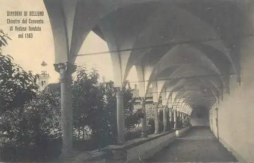 Italy Dintorni di Belluno Chiostro del Convento di Vedana