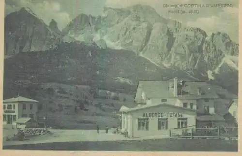 Italy Belluno province Cortna d'Ampezzo Albergo Tofana Mount Pocol