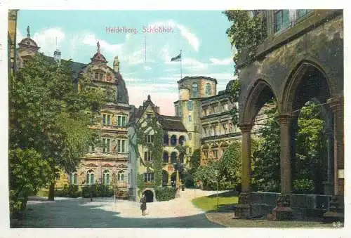 Germany Heidelberg schlosshof