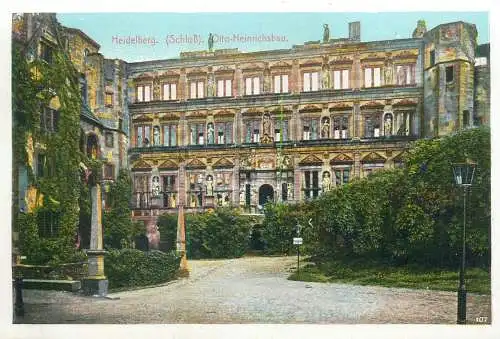 Germany Heidelberg schloss Otto Heinrichsbau