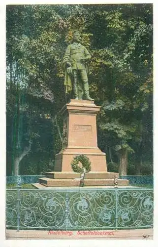 Germany Heidelberg Scheffeldenkmal