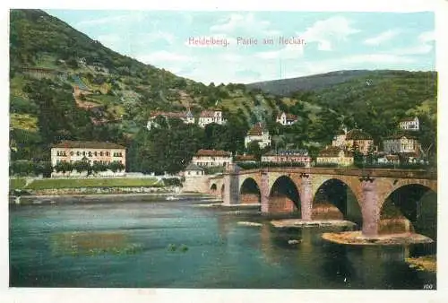Germany Heidelberg Schloss Molkenkur partie am Neckar