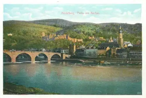 Germany Heidelberg Schloss Molkenkur partie am Neckar