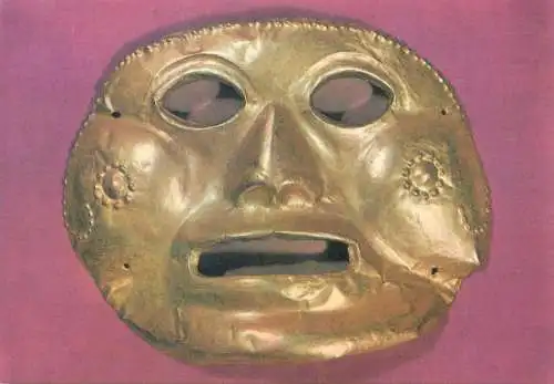 Colombia Bogota Gold Museum Fine Art Postcard Estilo Calima